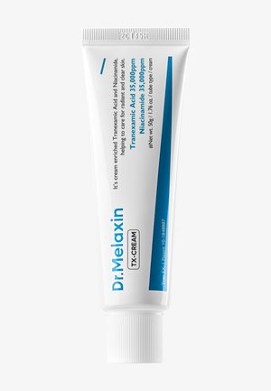 Tubo de Dr. Melaxin TX-CREAM que contiene 35.000 ppm de ácido tranexámico y niacinamida para el cuidado de la piel, peso neto 50 g.