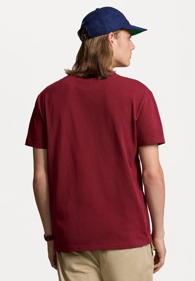 Polo Ralph Lauren CLASSIC FIT HEAVYWEIGHT JERSEY T-SHIRT - Jednoduché tričko - red carpet