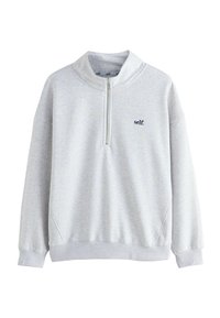 PETITE FIT - HALF ZIP - Mikina - grey