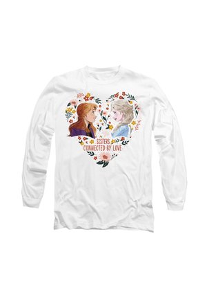FROZEN VALENTINE S DAY ELSA ANNA SISTERS CONNECTED BY LOVE - Long sleeved top - white