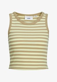 JACK & JONES Jxfallon Str Sl Rib Top Jrs Noos Women's Top, Parrot Green JACK & JONES Jxfallon Str Sl Rib Top Jrs Noos Women's Top, Parrot Green