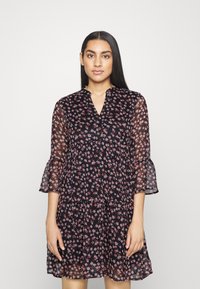 Vero Moda Petite VMKAY 3/4 SHORT DRESS - Vestido de dia - navy blazer