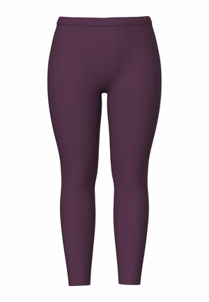 RUNDUM-GUMMIBUND - Leggings - Hosen - grape red