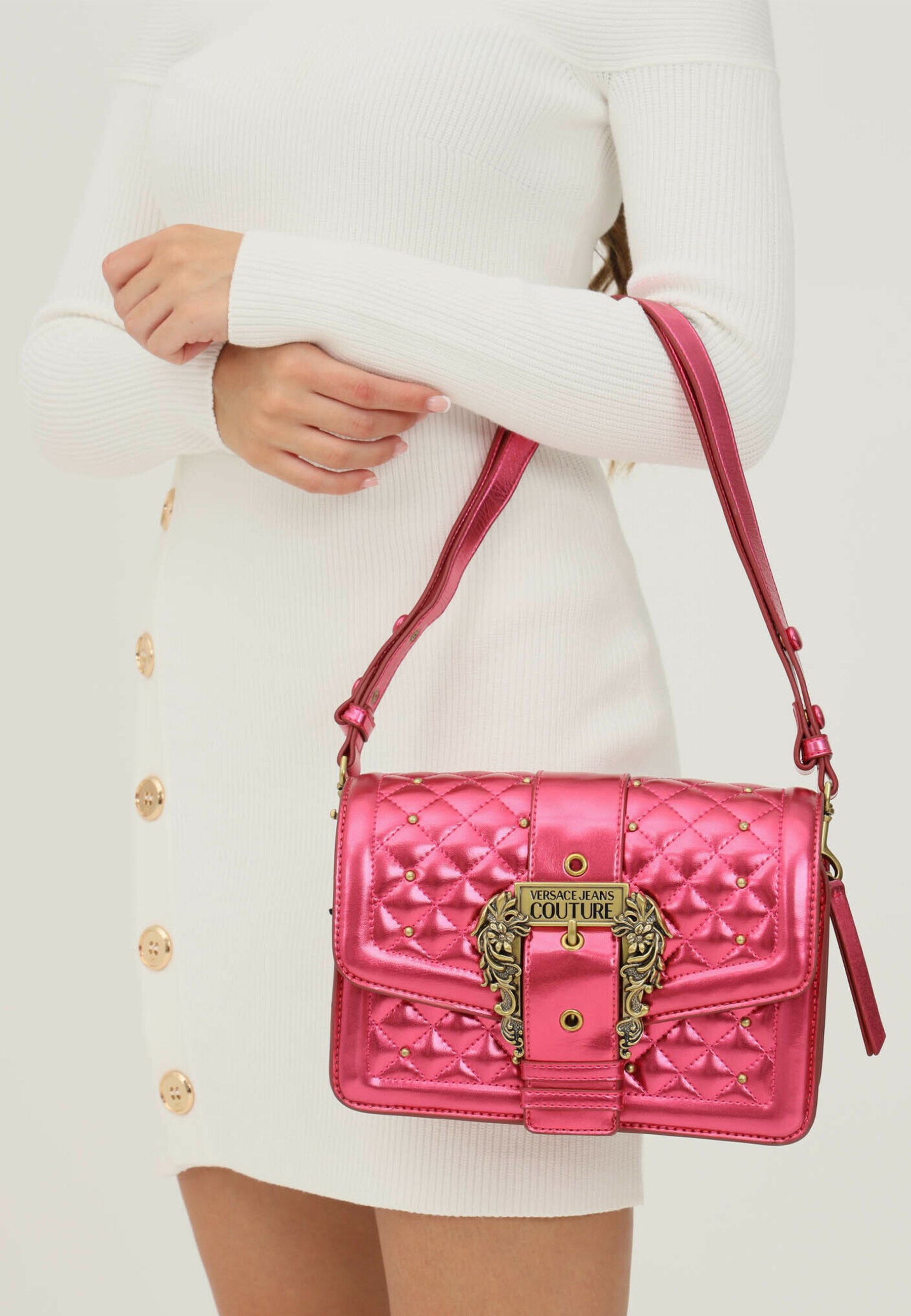 borsa versace rosa