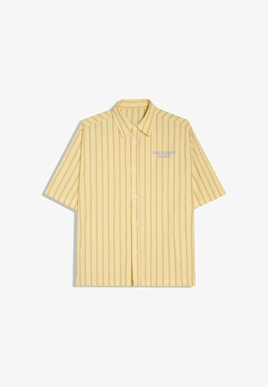 Bershka, SHORT SLEEVE BOXY FIT - PRINT SHIRT - Camicia - yellow