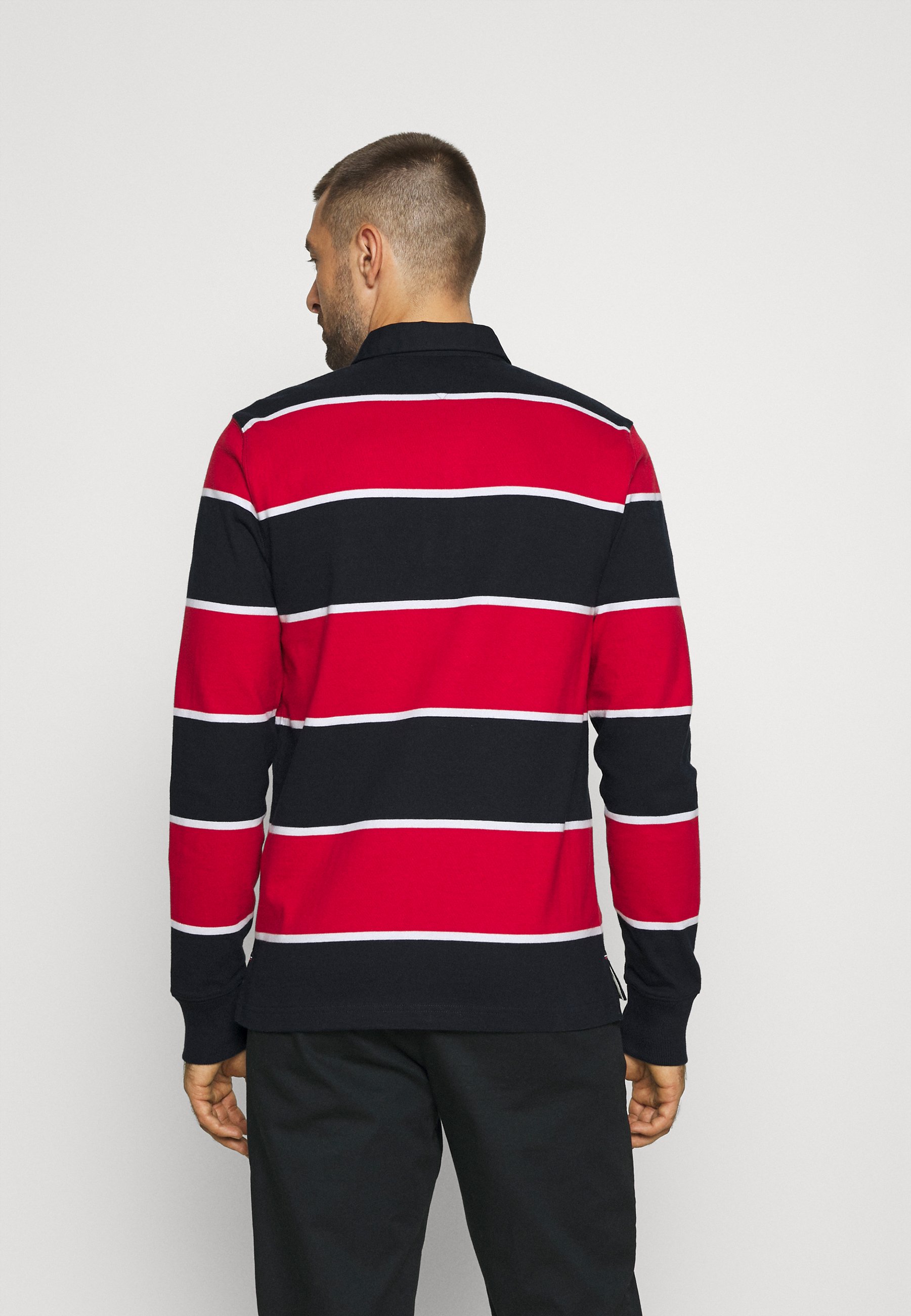 tommy hilfiger iconic stripe rugby shirt