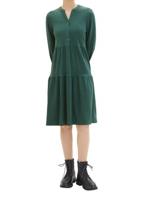TOM TAILOR, Jerseykjole - green