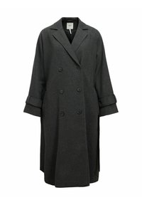 OBJKEILY - Klassisk frakke - dark grey melange