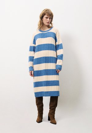 FRNCH CORYNE - Gebreide jurk - bleu jean