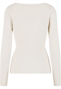 Urban Classics KNOT LONGSLEEVE - Džemperis - offwhite