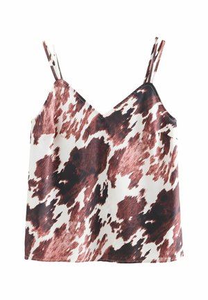 Next Apatiniai marškiniai - brown white cow print