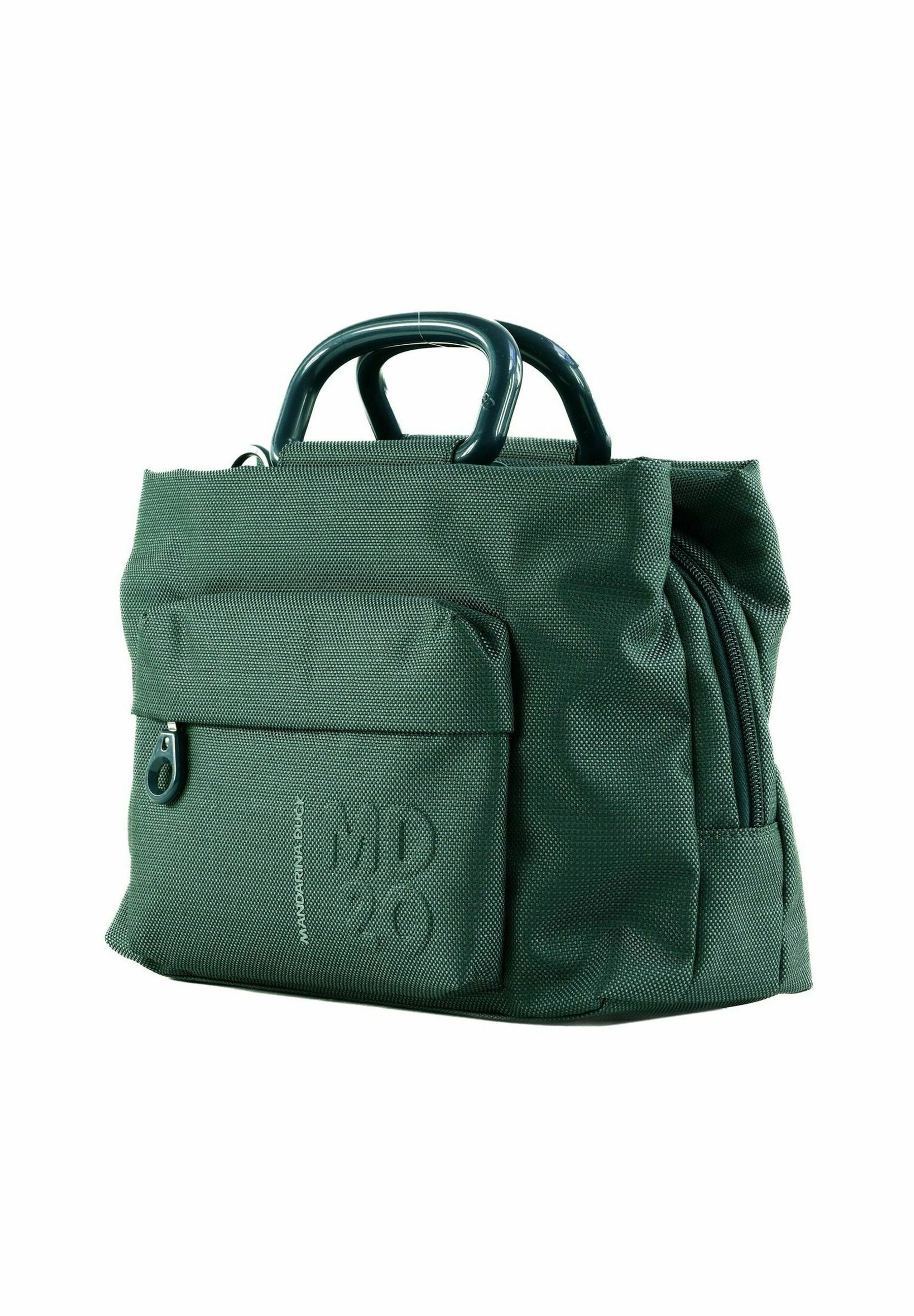 MANDARINA DUCK メッシュボストンバッグ グリーン 新品 Mandarina Duck Handbag - pine green/dark green - Zalando