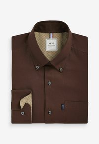 Next EASY IRON BUTTON DOWN - Ing - rust brown