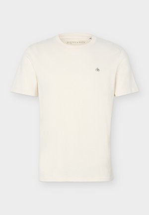Scotch & Soda, SEASONAL CORE CHEST LOGO REGULAR FIT - T-Shirt basic - eggnog