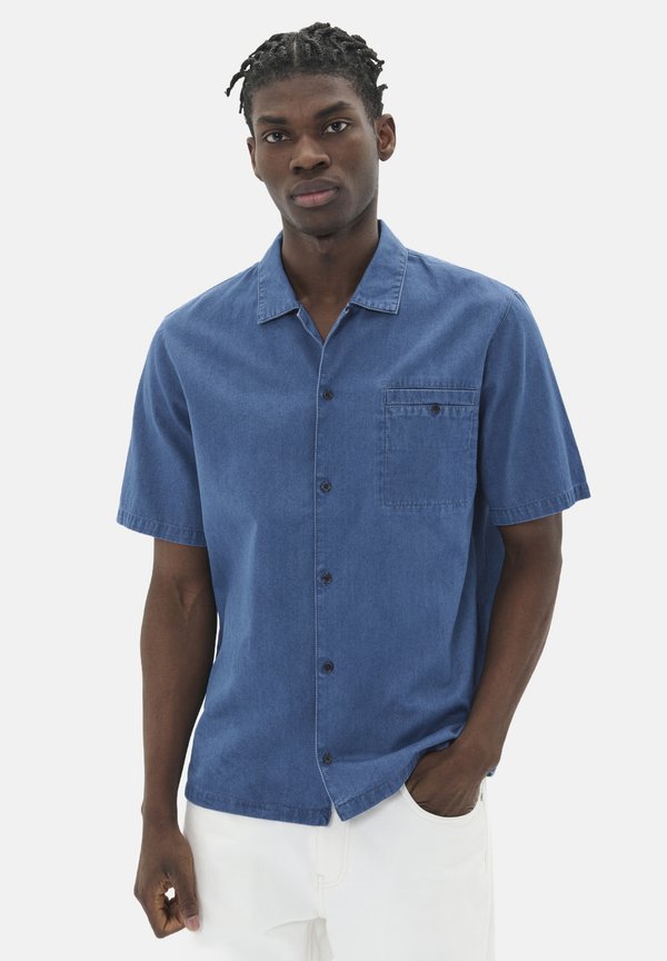 FLINT - Hemd - medium washed denim