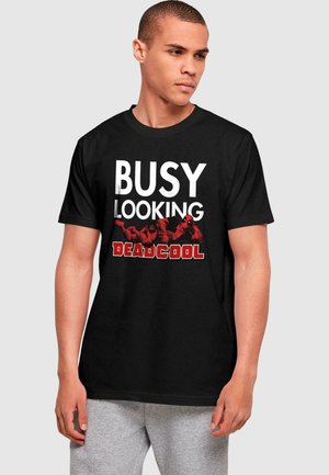 DEADPOOL  BUSY LOOKING COOL - T-Shirt print - black