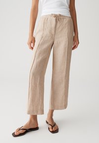 OPUS - MID RISE CROPPED RELAXED FIT - Trousers - natural glaze Thumbnail Image 1