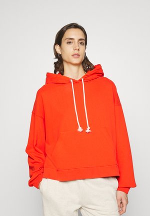 HOOD KANGOROO POCKET - Hoodie - sundown orange