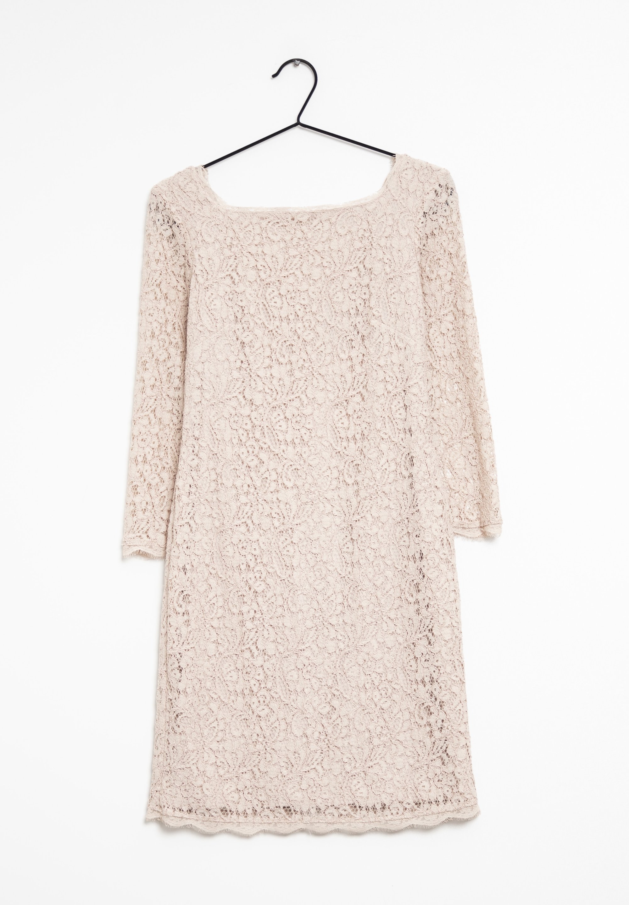 chinese dress ladies Cap Sleeve Lace Midi Dress In Ivory Nude main image 1