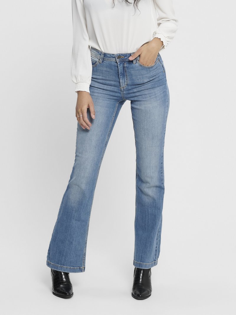 JDY - FLORA  - Jean flare - medium blue denim, Agrandir