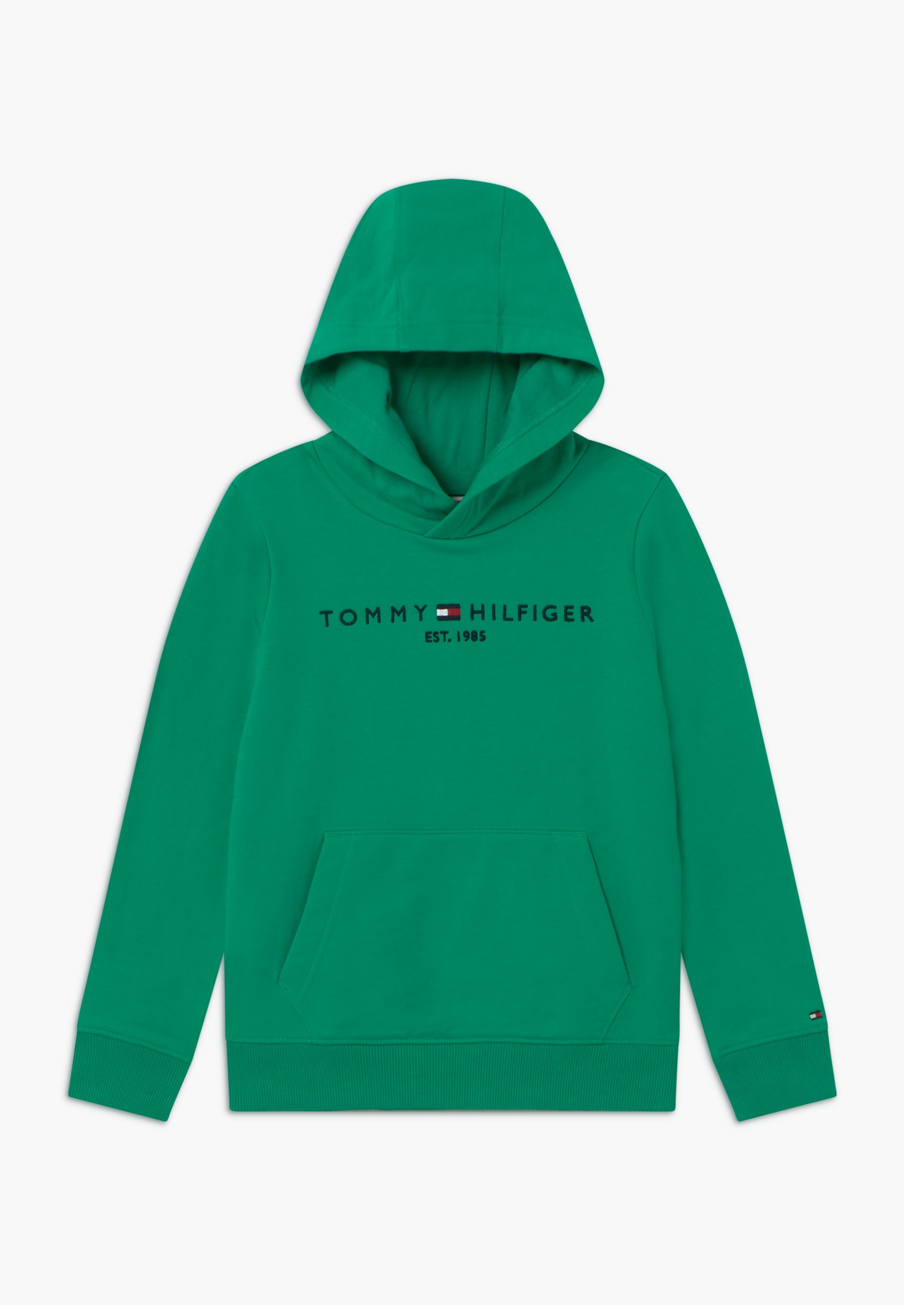 Tommy Hilfiger ESSENTIAL HOODIE UNISEX - Felpa con cappuccio - green/verde  - Zalando.it