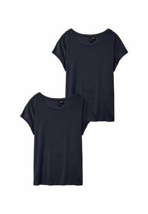 STRETCH AVA - T-Shirt basic - navy