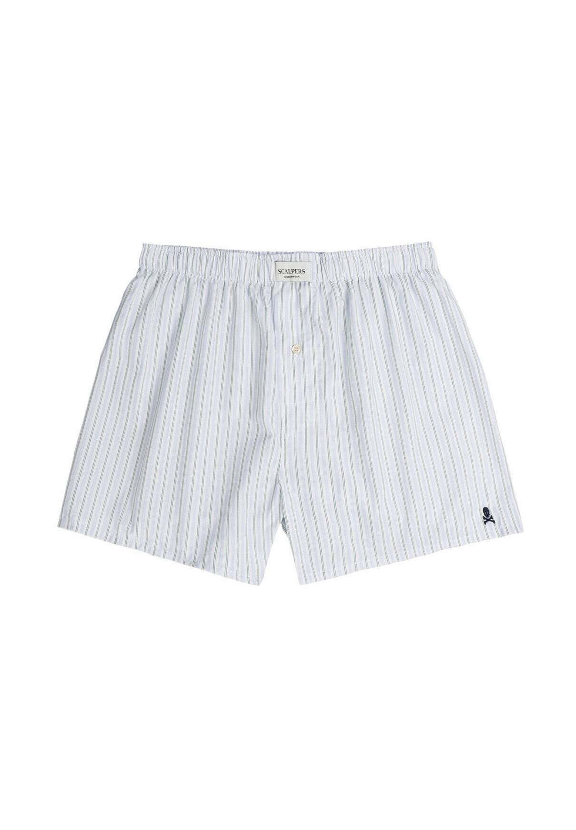 ★ Massimo Dutti★ Striped Print Boxer Briefs 02404330401 Double stripe print boxers · White · Underwear | Massimo Dutti