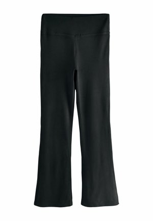 REGULAR FIT - FLARED COSY - Pantalones - black