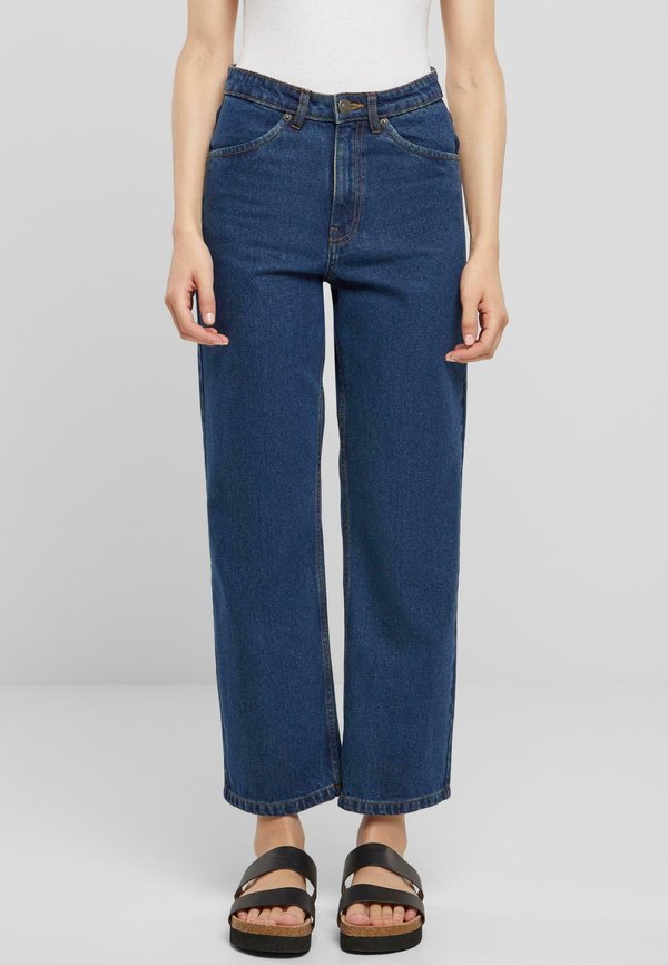 Jeans Straight Leg - mid indigo washed
