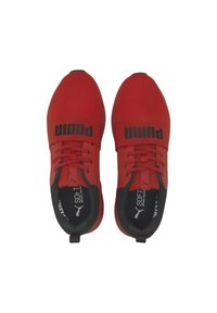 Puma BASKET WIRED RUN - Baskets basses - rouge et noir