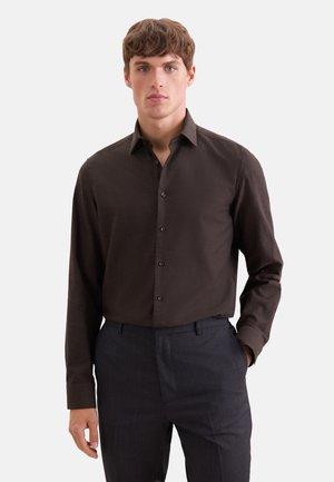 Seidensticker, SLIM - TWILL - Shirt - brown