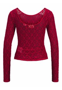 JJXX LEAH DEEP BACK  - Pikkade varrukatega topp - racing red