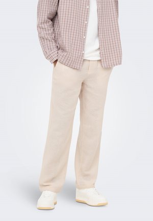 Only & Sons ONSSINUS LOOSE - Παντελόνι - gardenia