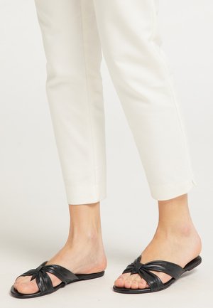Slip-on sandaler - black metallic