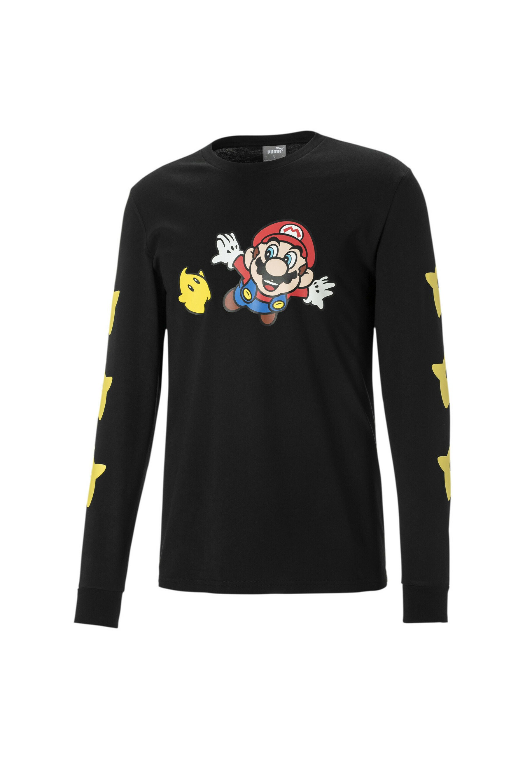 Puma SUPER MARIO - Langarmshirt - black 