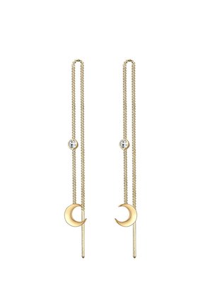 Elli CRESCENT MOON - Korvakorut - gold coloured