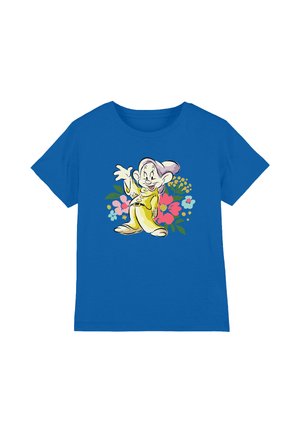 SNOW WHITE GREETINGS FROM DOPEY - T-Shirt print - royal blue