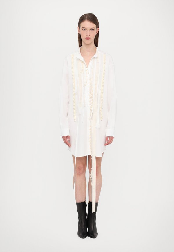 PIECE OF SHEET - Shirt dress - fantasia bianco