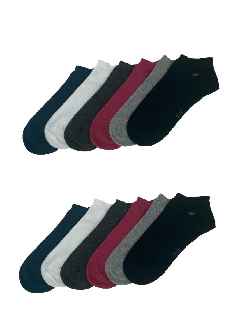 TOM TAILOR SNEAKER 12ER UNI BASIC - Socken - wine