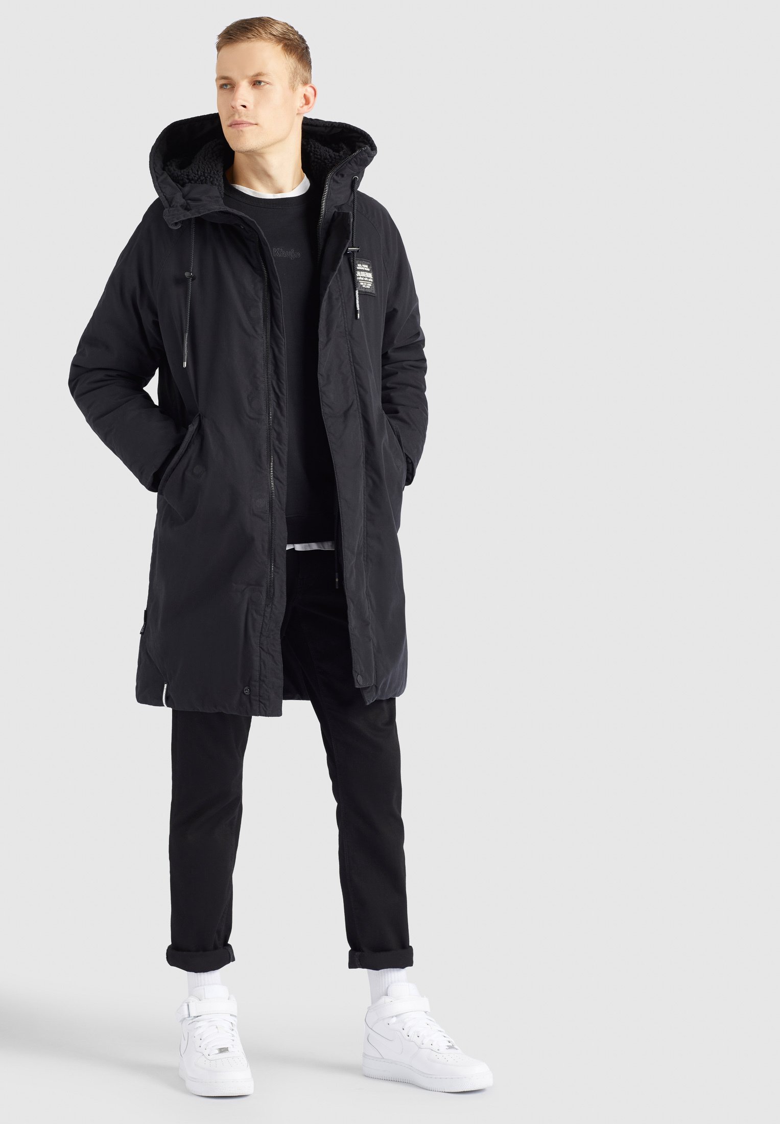 adidas parka schwarz