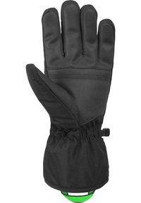 Reusch SNOW - Fingervantar - black   neon green