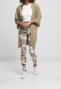 Urban Classics Leggings - Byxor - light brown