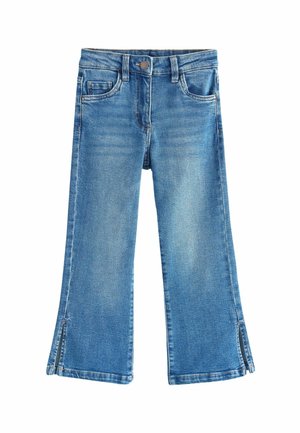 Vaqueros a campana - mid blue denim