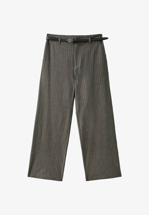 zalando — Stradivarius · FLOWING STRIPED STRAIGHT-LEG TROUSERS - Pantaloni