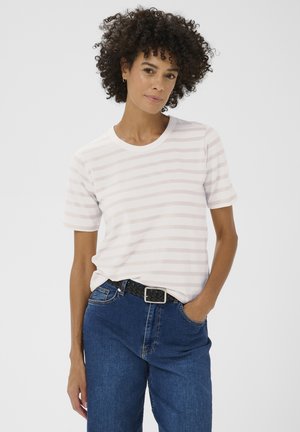 Part Two, RATANIPW TS - Tričko s potlačou - french oak and white stripe