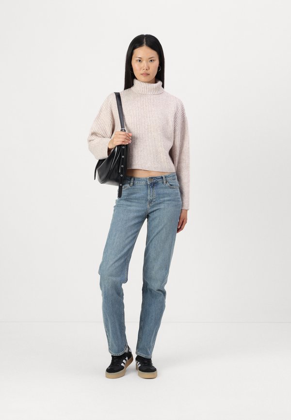 ONLMELANIE ROLLNECK - Jumper - oatmeal4