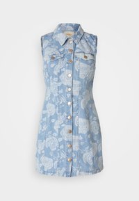 ONLZINDY DRESS - Denimové šaty - light blue denim