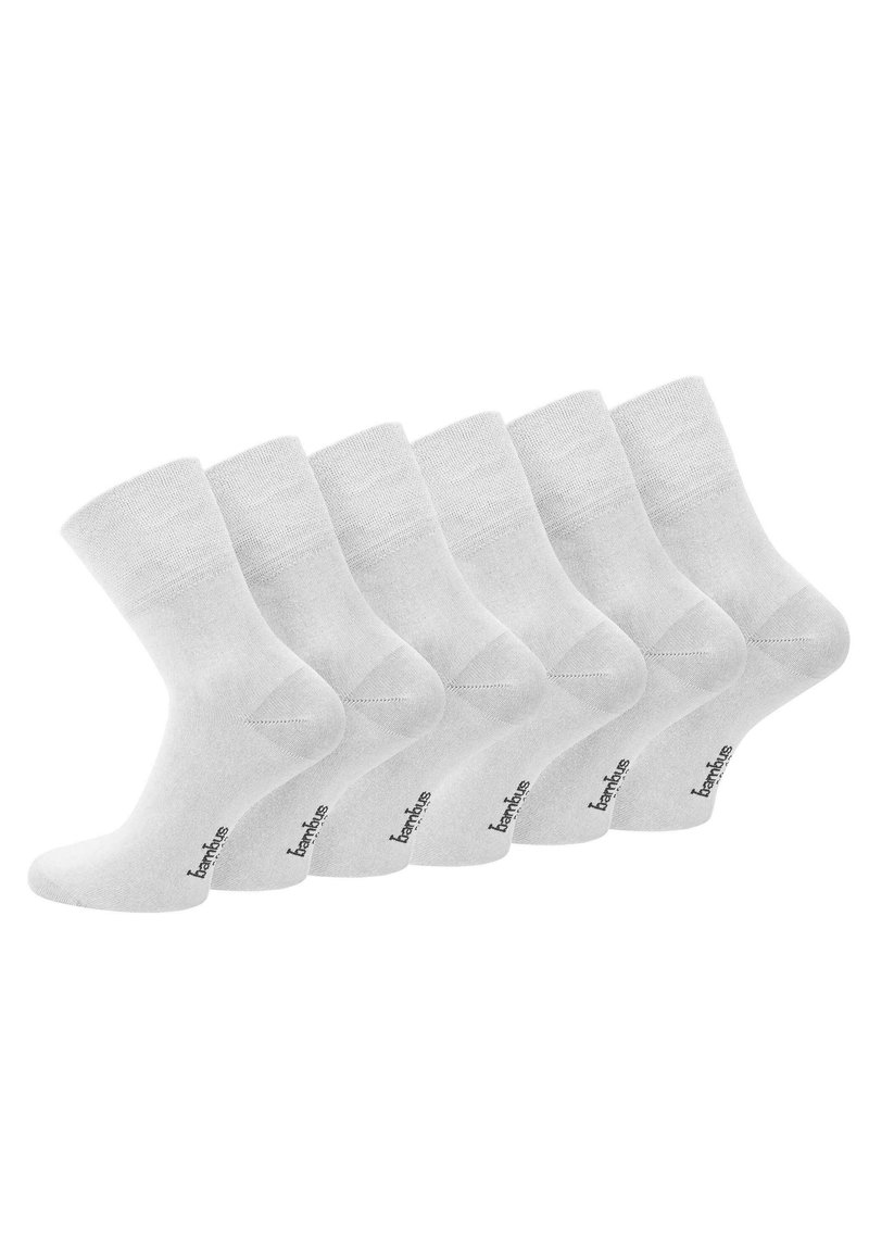Normani BAMBOO HEALTH LOW CUT 6 PACK - Socken - weiß