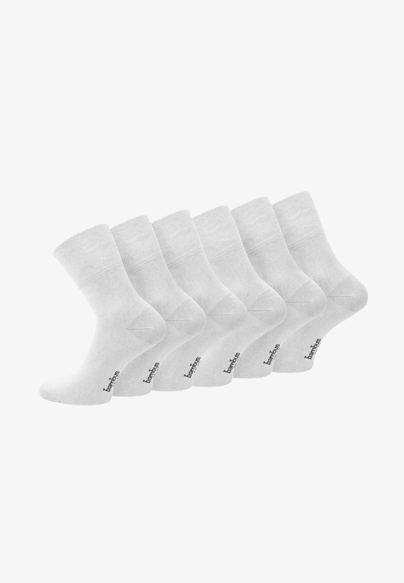 Normani BAMBOO HEALTH LOW CUT 6 PACK - Socken - weiß