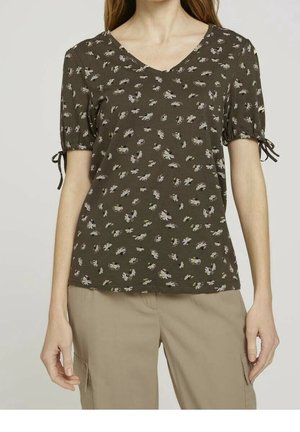 Camiseta estampada - khaki